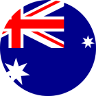 picture of respective support nationality by flag