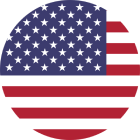 picture of respective support nationality by flag