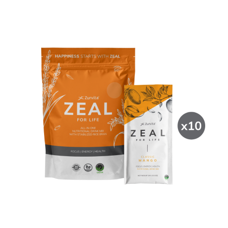 Zeal - Mango - 10 single-serve packets